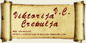 Viktorija Crepulja vizit kartica